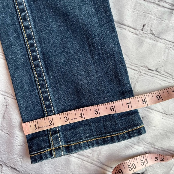 Vtg Y2K Miss Me Low Rise Jeans Irene  Straight Size 30 Flap Pockets Embroidered - Picture 9 of 16